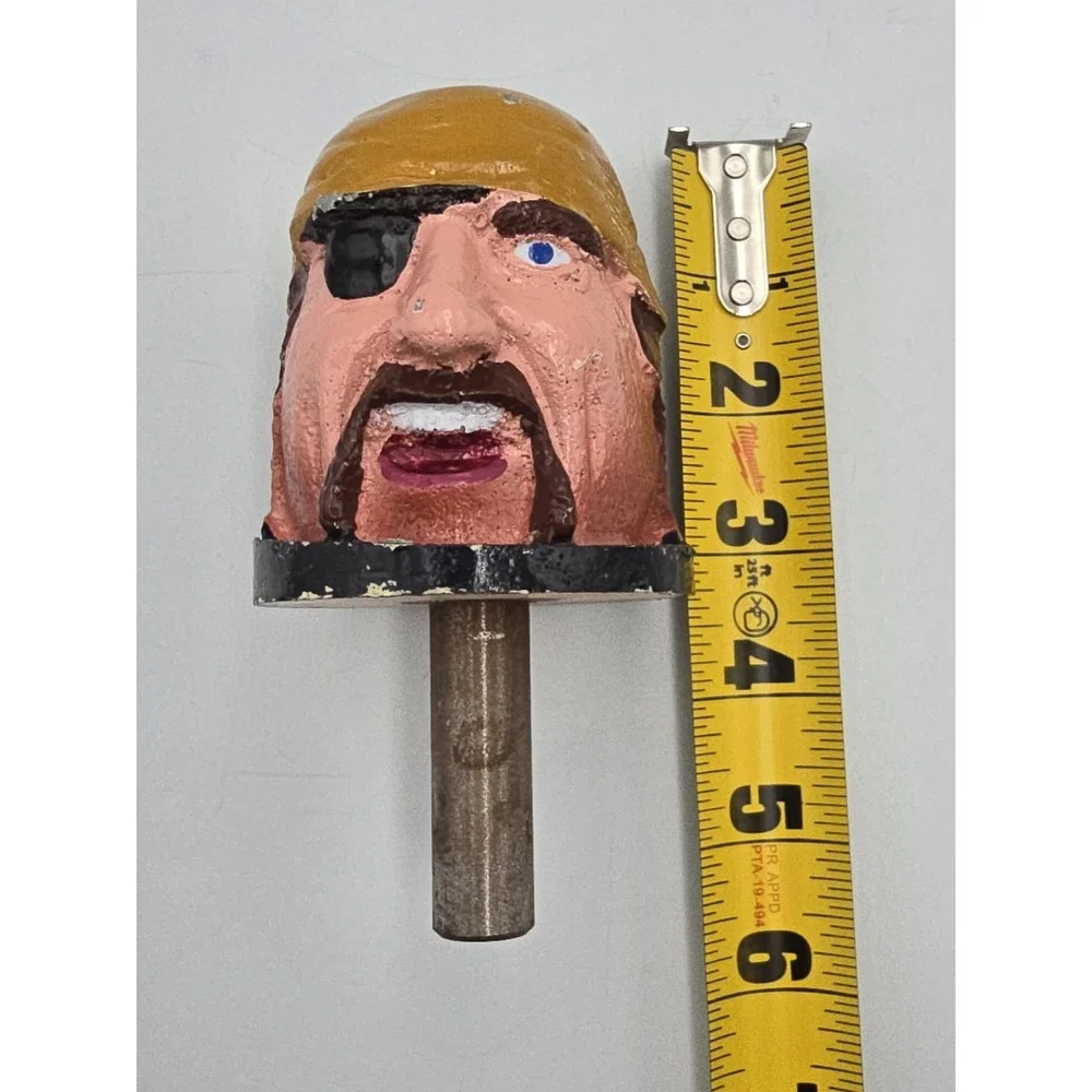 Whack Whac A Mole Arcade Head Pirate Eyepatch Carnival Part Folk Art Industrial